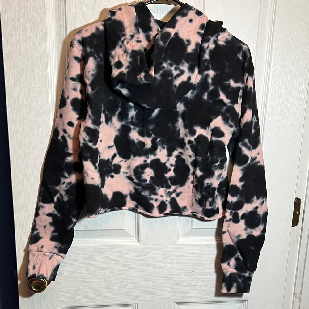Revolve 525 America Black & Pink Tie-Dye Hoodie - Picture 3 of 6